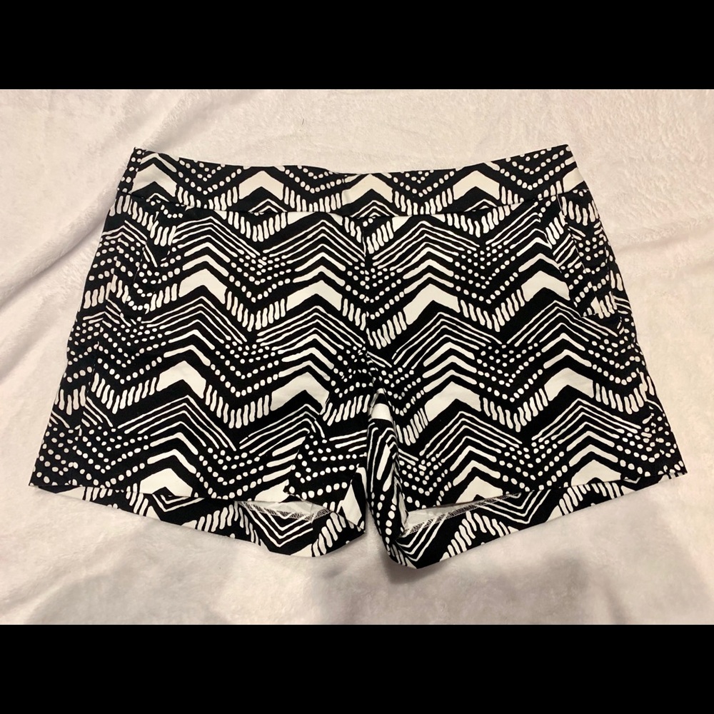 JCREW chevron tailored shorts